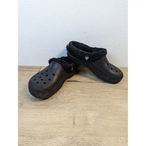 Crocs Black Mammoths Clog Shoes Unisex Men Size 4 or Women Size 6